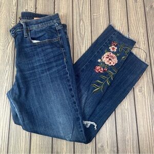 Driftwood Jackie Embroidered Jeans Women's Size 31